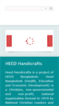 Mobile Screenshot of heedhandicrafts.org