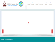 Tablet Screenshot of heedhandicrafts.org
